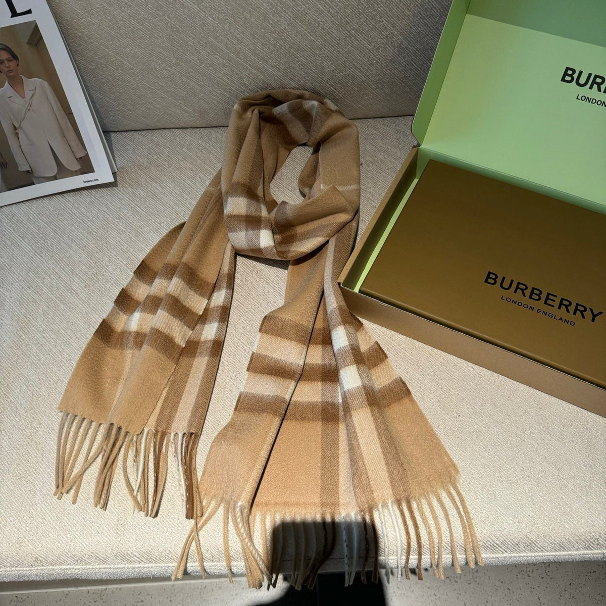 leather tassel fashion accessory for women - alternate angle view 7