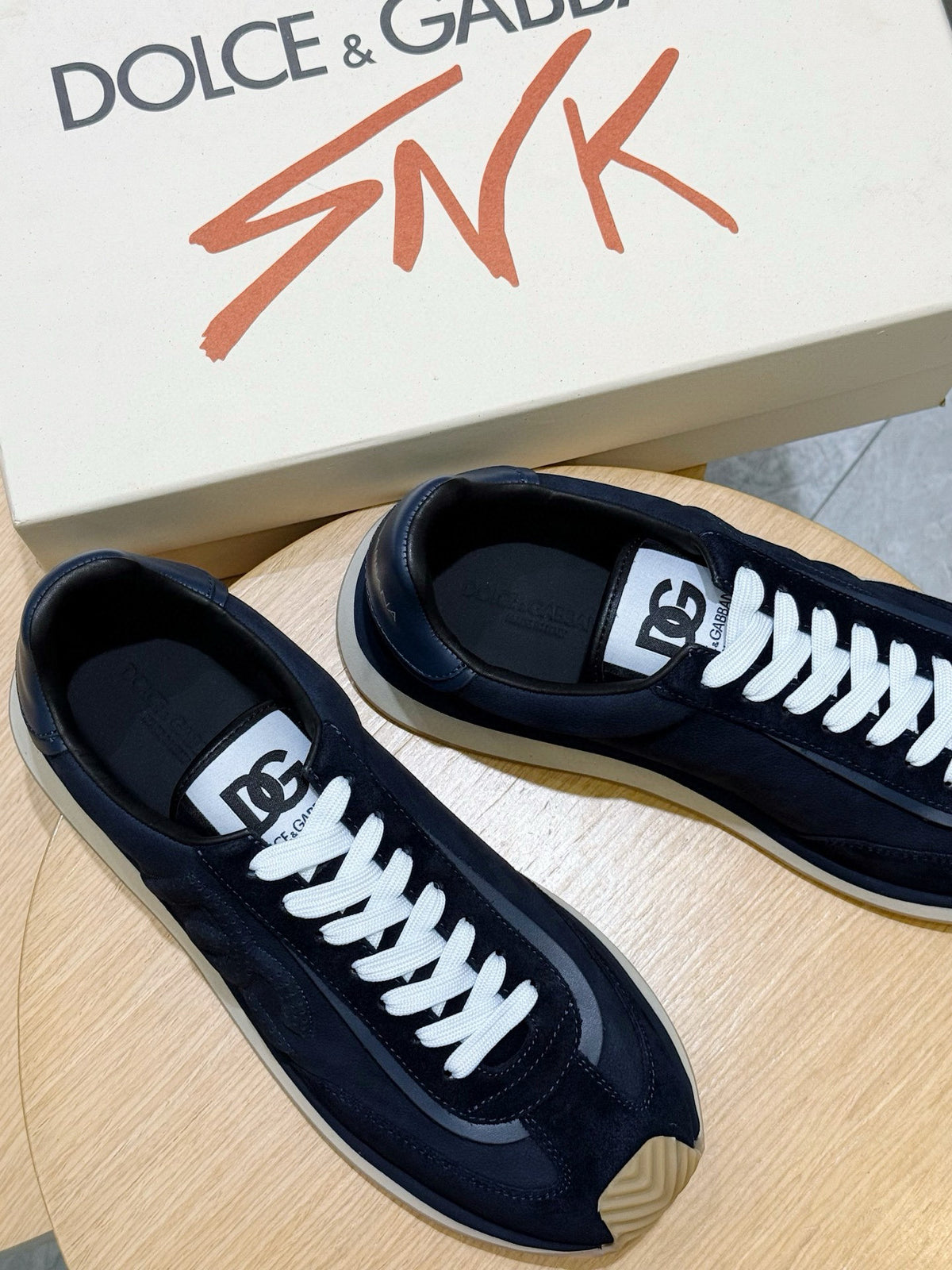 Dolce & Gabbana DG Cushion Mixed-Material Casual Sneakers