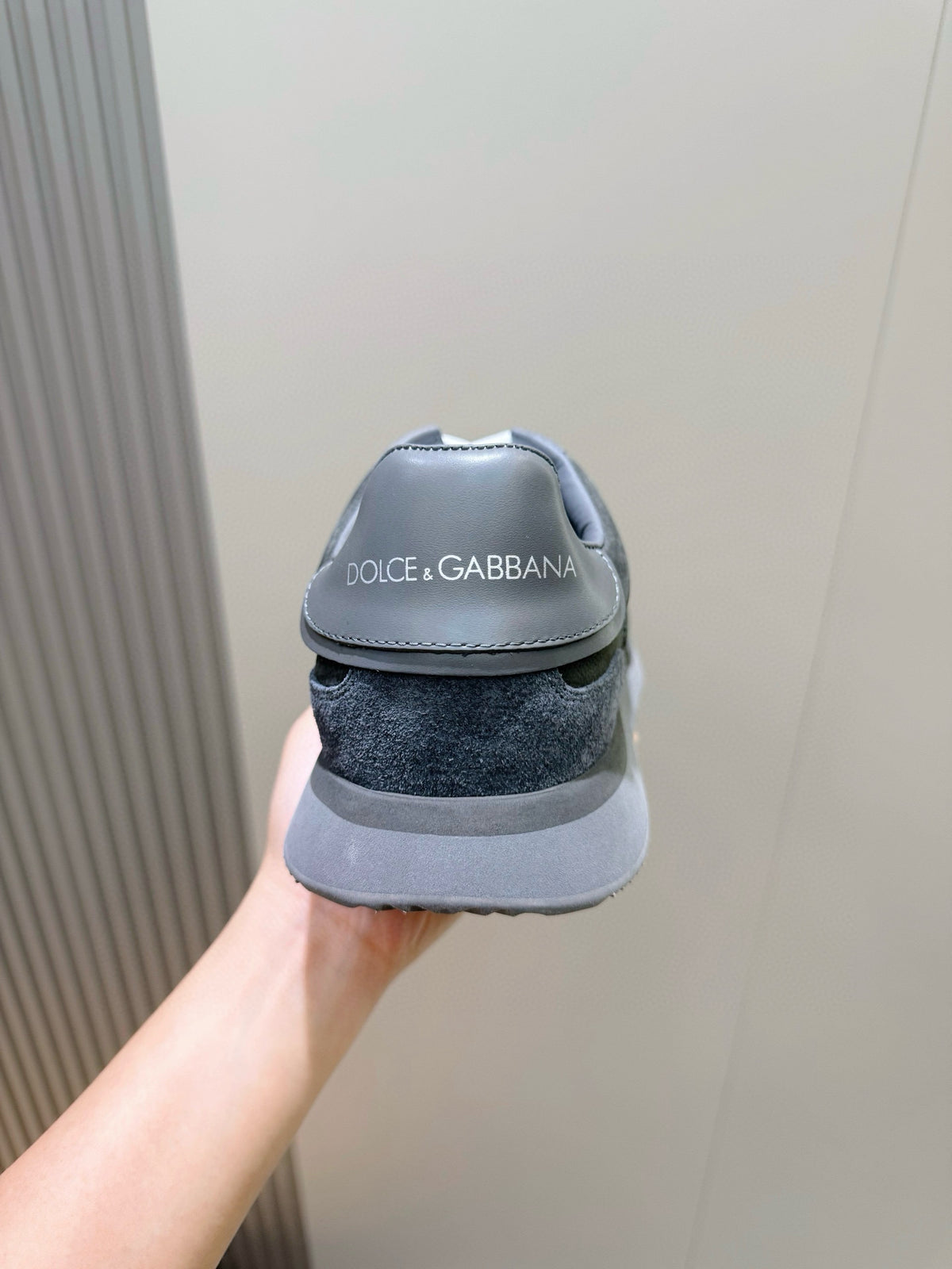 Dolce & Gabbana DG Cushion Mixed-Material Casual Sneakers