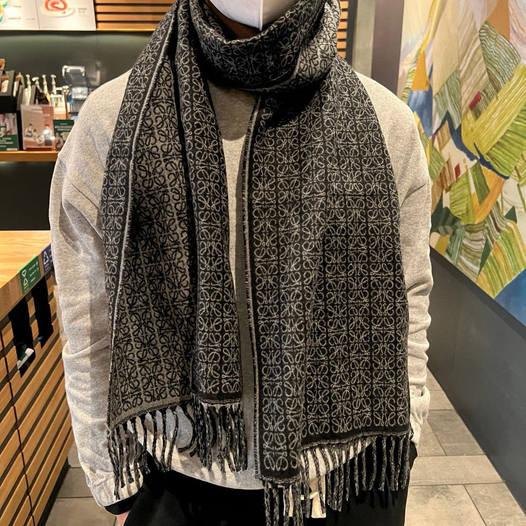 luxury Scarf for men - alternate angle view 2