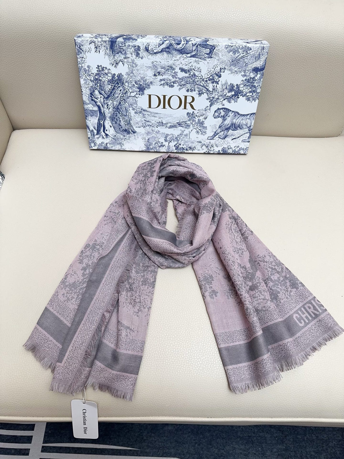 cotton floral Shawl for women - alternate angle view 8