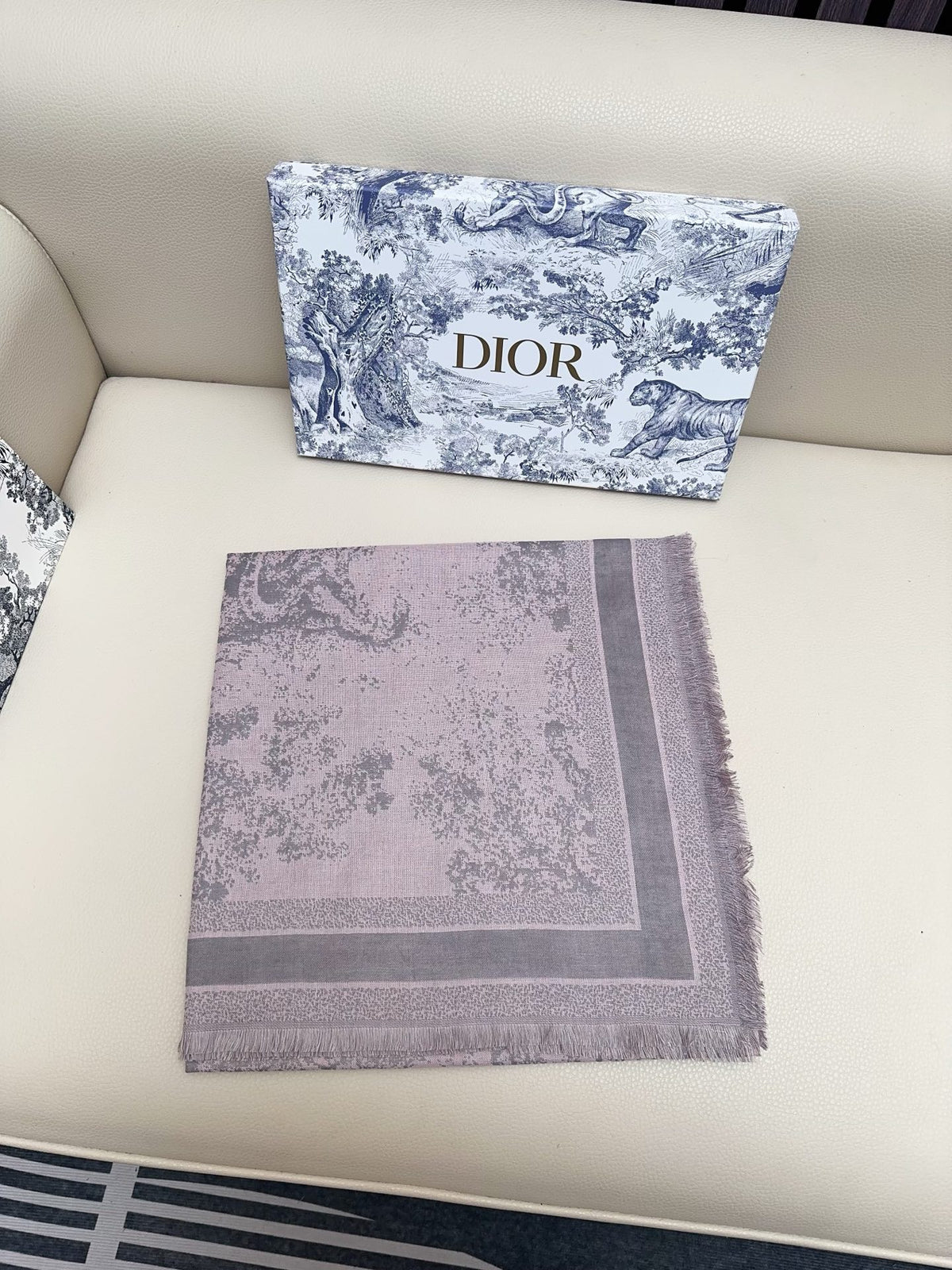 cotton floral Shawl for women - product detail view