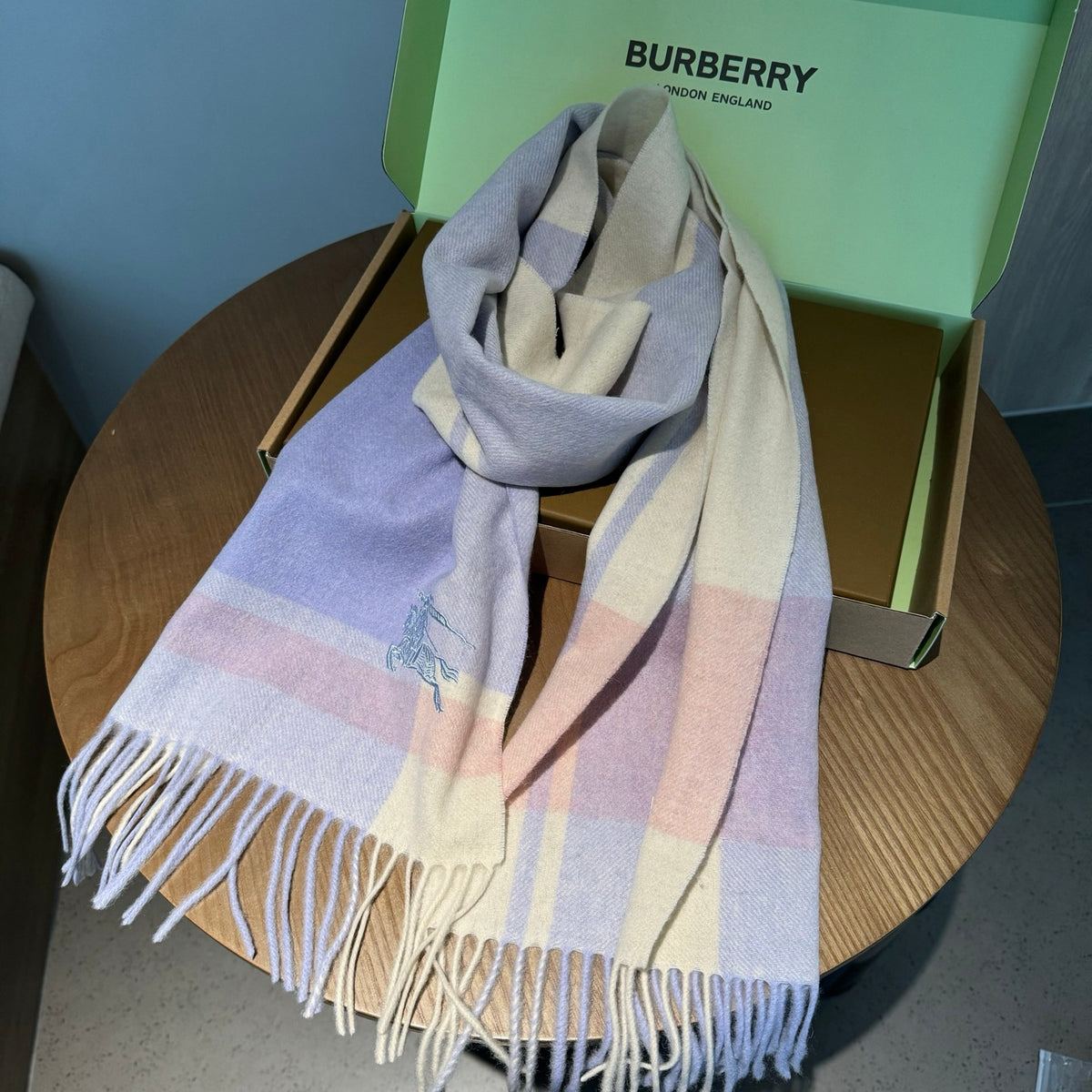 velvet stylish Scarf for men - alternate angle view 6