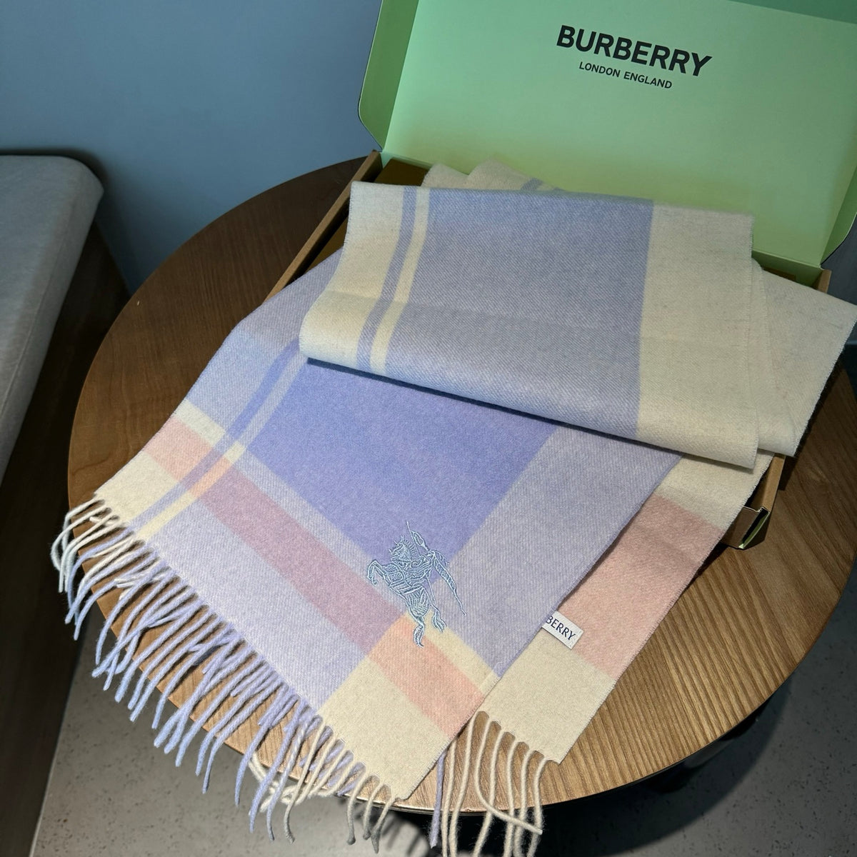 velvet stylish Scarf for men - alternate angle view 8