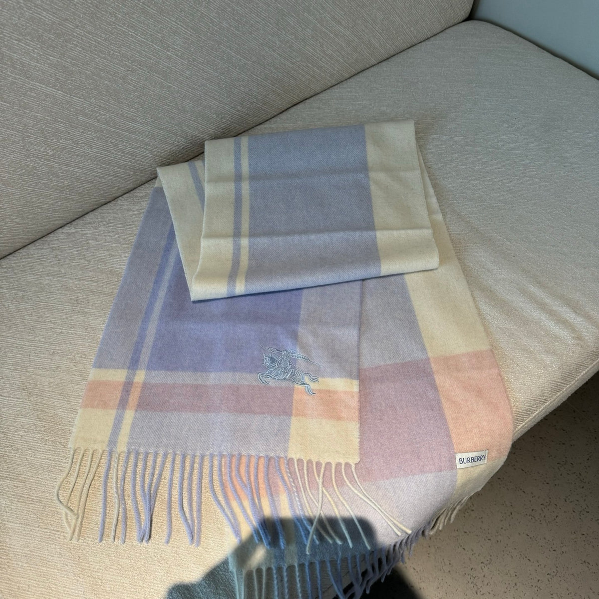 velvet stylish Scarf for men - alternate angle view 5
