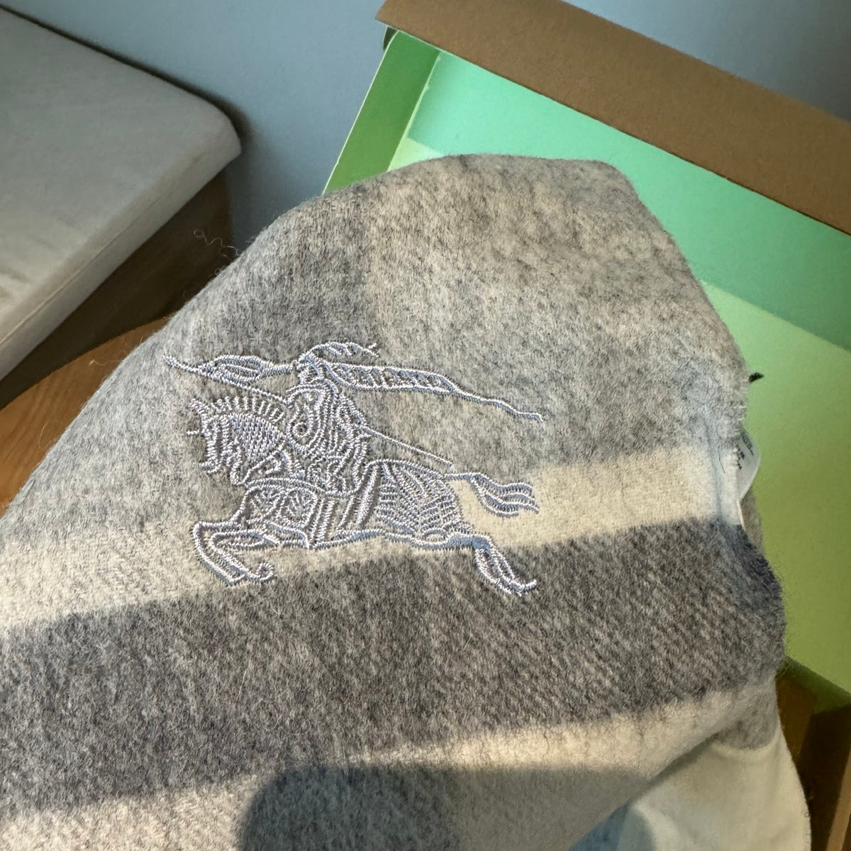 velvet stylish Scarf for men - alternate angle view 6