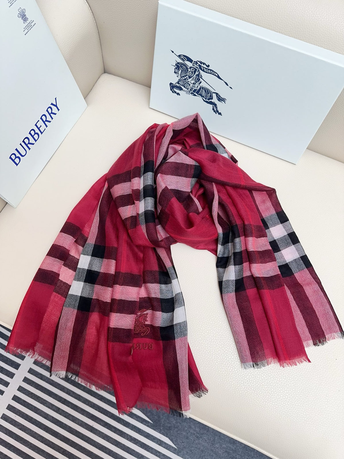 camel wool tassel Scarf for women - alternate angle view 8