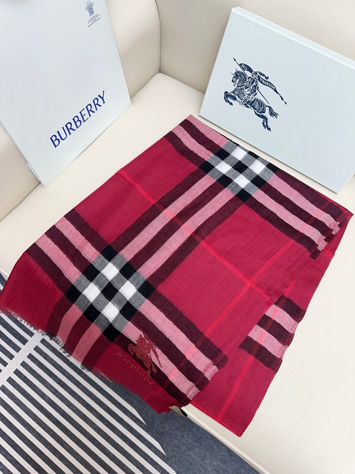 camel wool tassel Scarf for women - alternate angle view 4