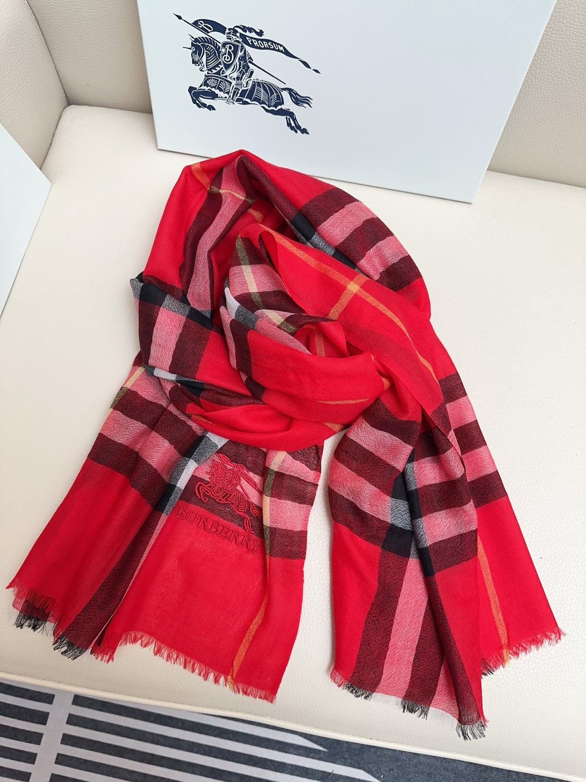 camel wool tassel Scarf for women - alternate angle view 8