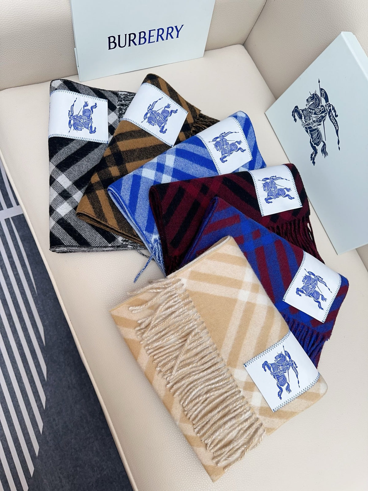 velvet stylish Scarf for men - alternate angle view 9