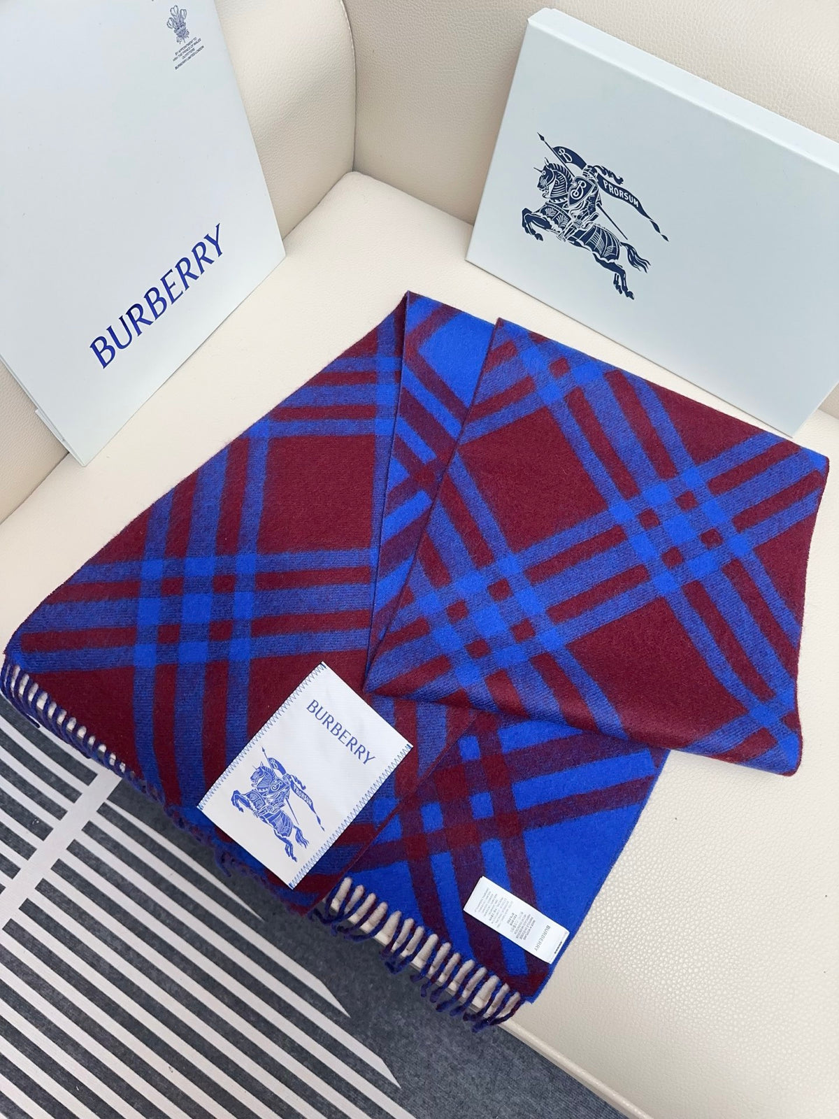 velvet stylish Scarf for men - alternate angle view 7