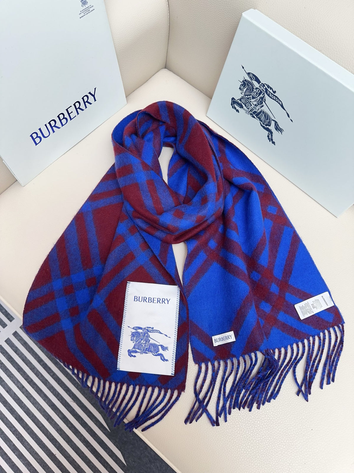 velvet stylish Scarf for men - alternate angle view 8