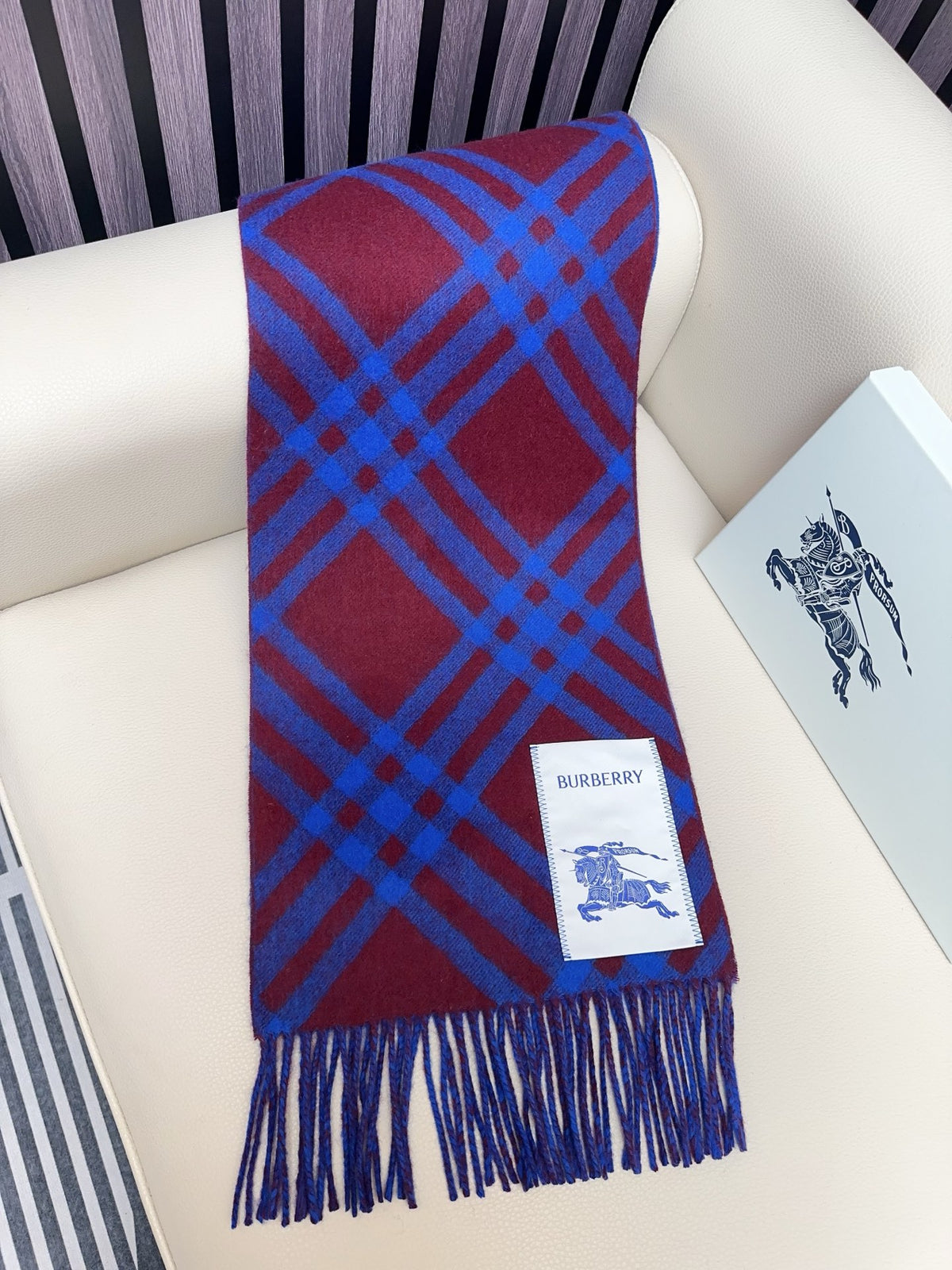 velvet stylish Scarf for men - alternate angle view 4