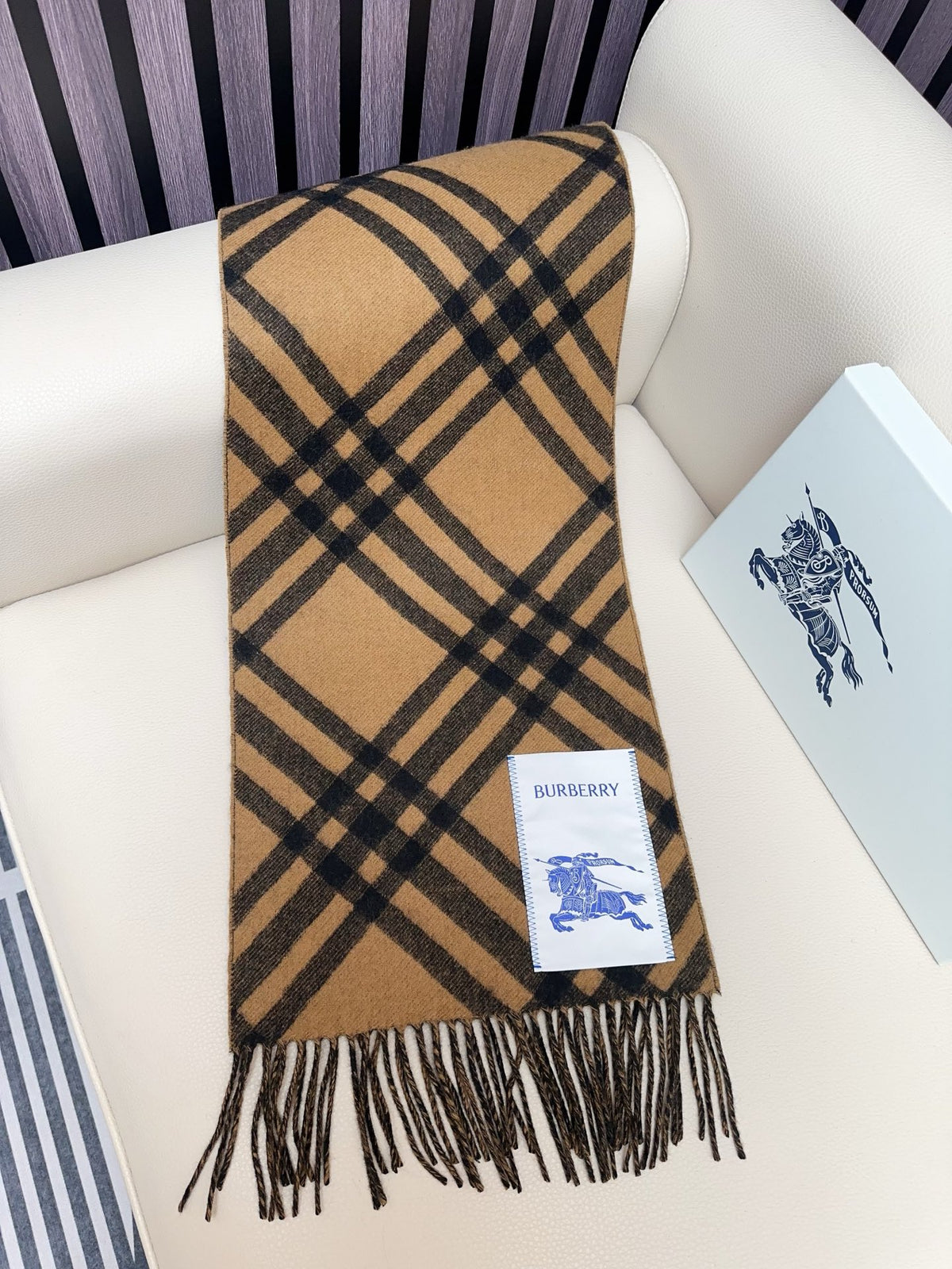velvet stylish Scarf for men - alternate angle view 5