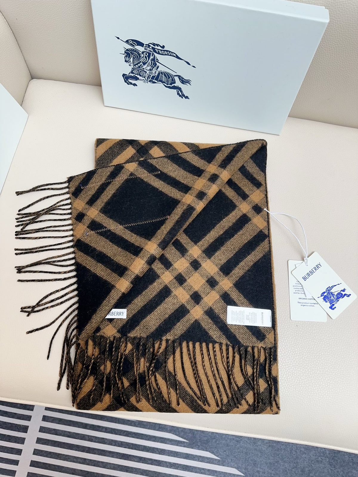 velvet stylish Scarf for men - alternate angle view 3