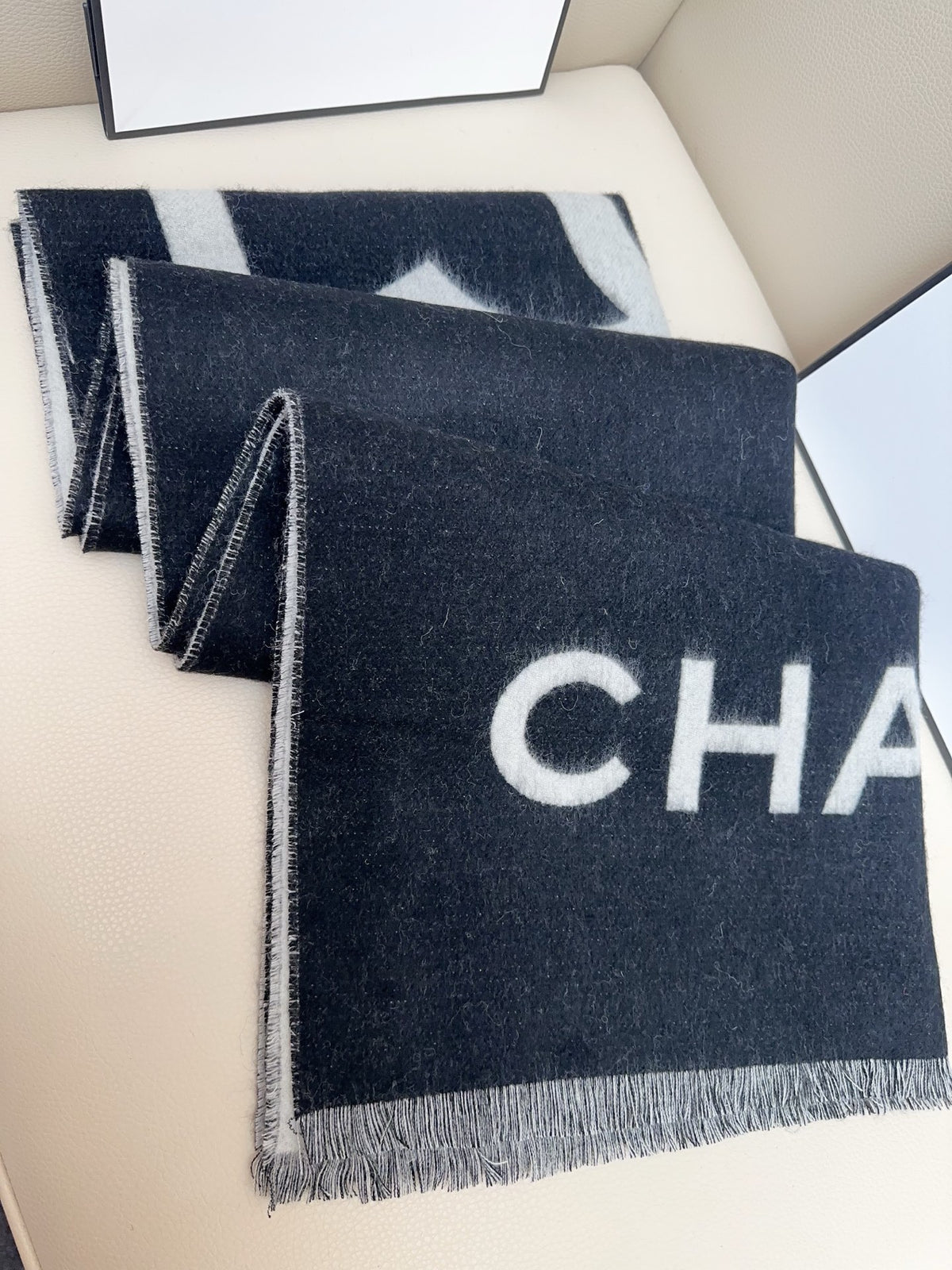 velvet double c Shawl for women - alternate angle view 6
