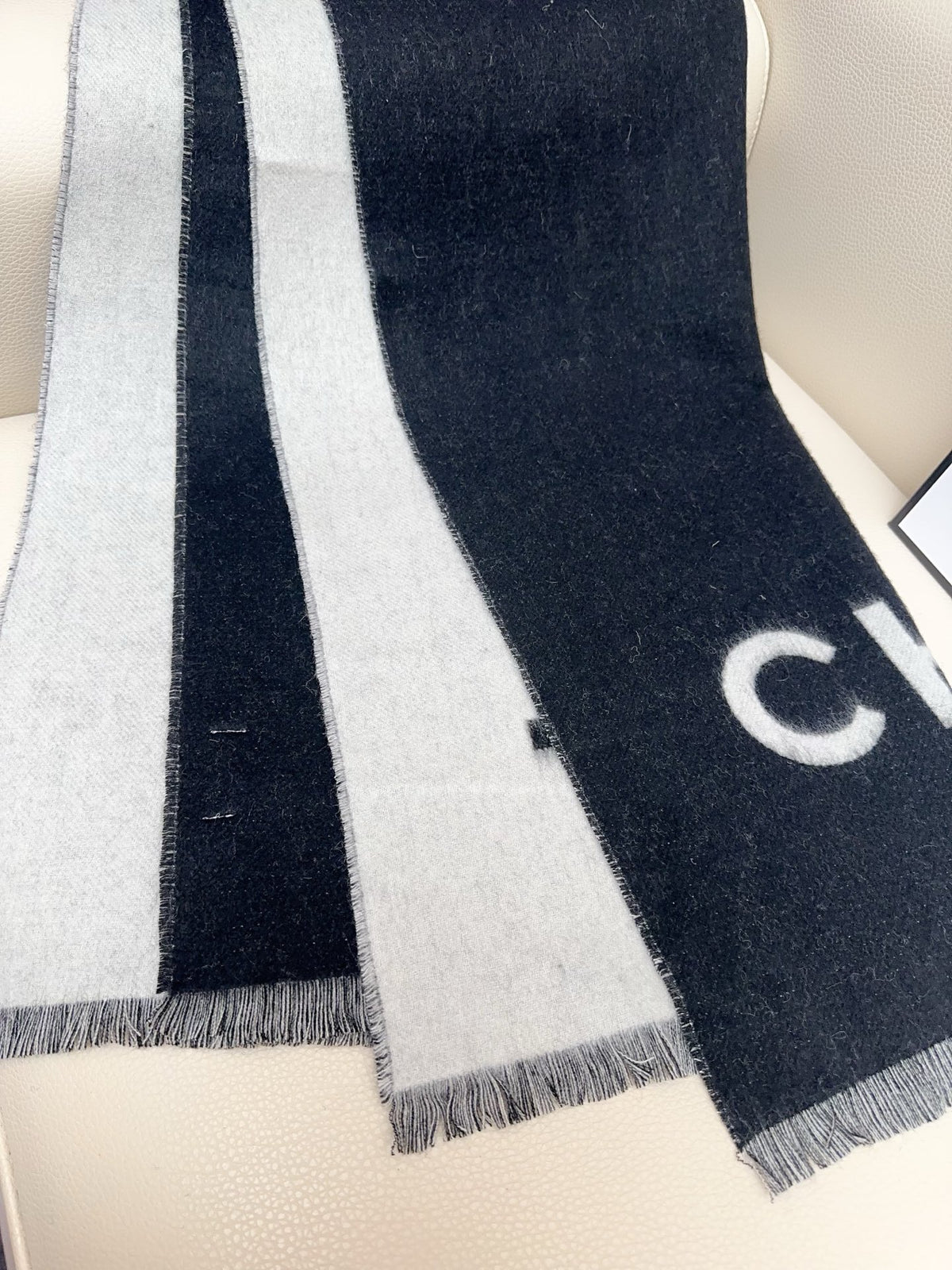 velvet double c Shawl for women - alternate angle view 7