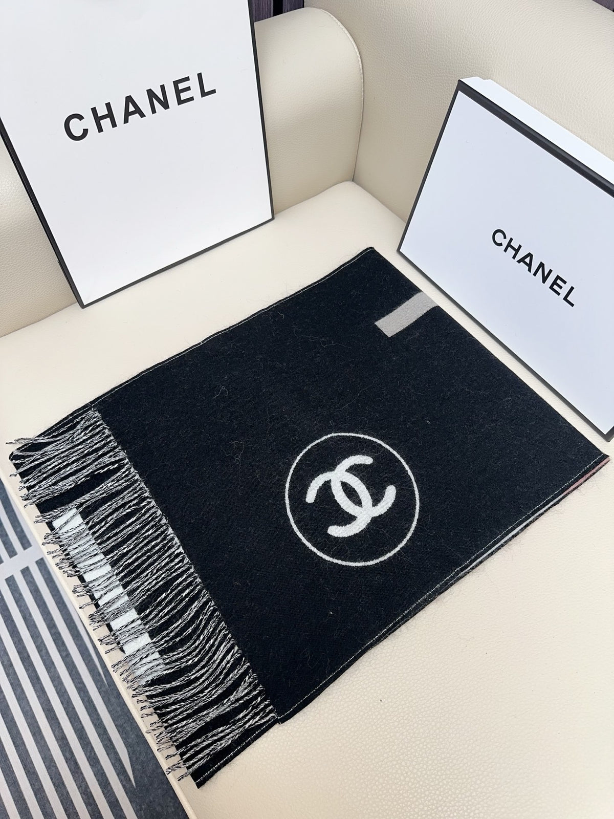 wool delicate Scarf for women - product detail view