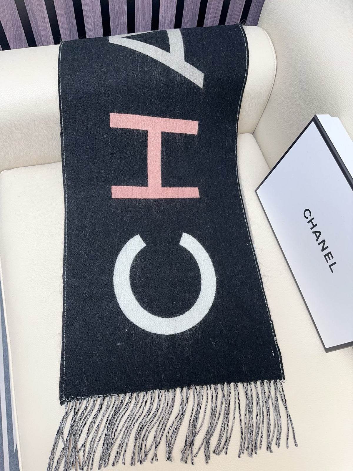 wool delicate Scarf for women - alternate angle view 5