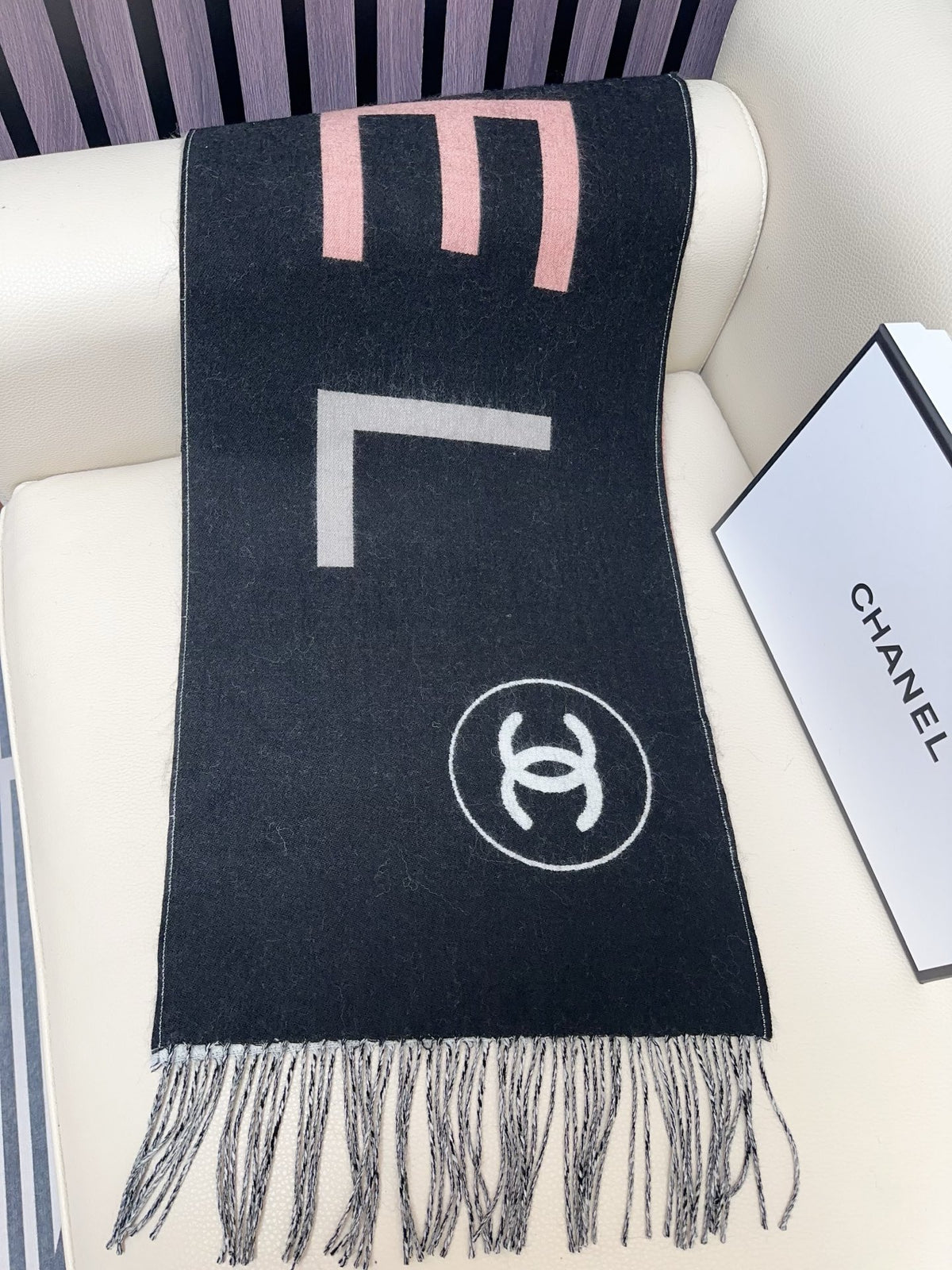 wool delicate Scarf for women - alternate angle view 4
