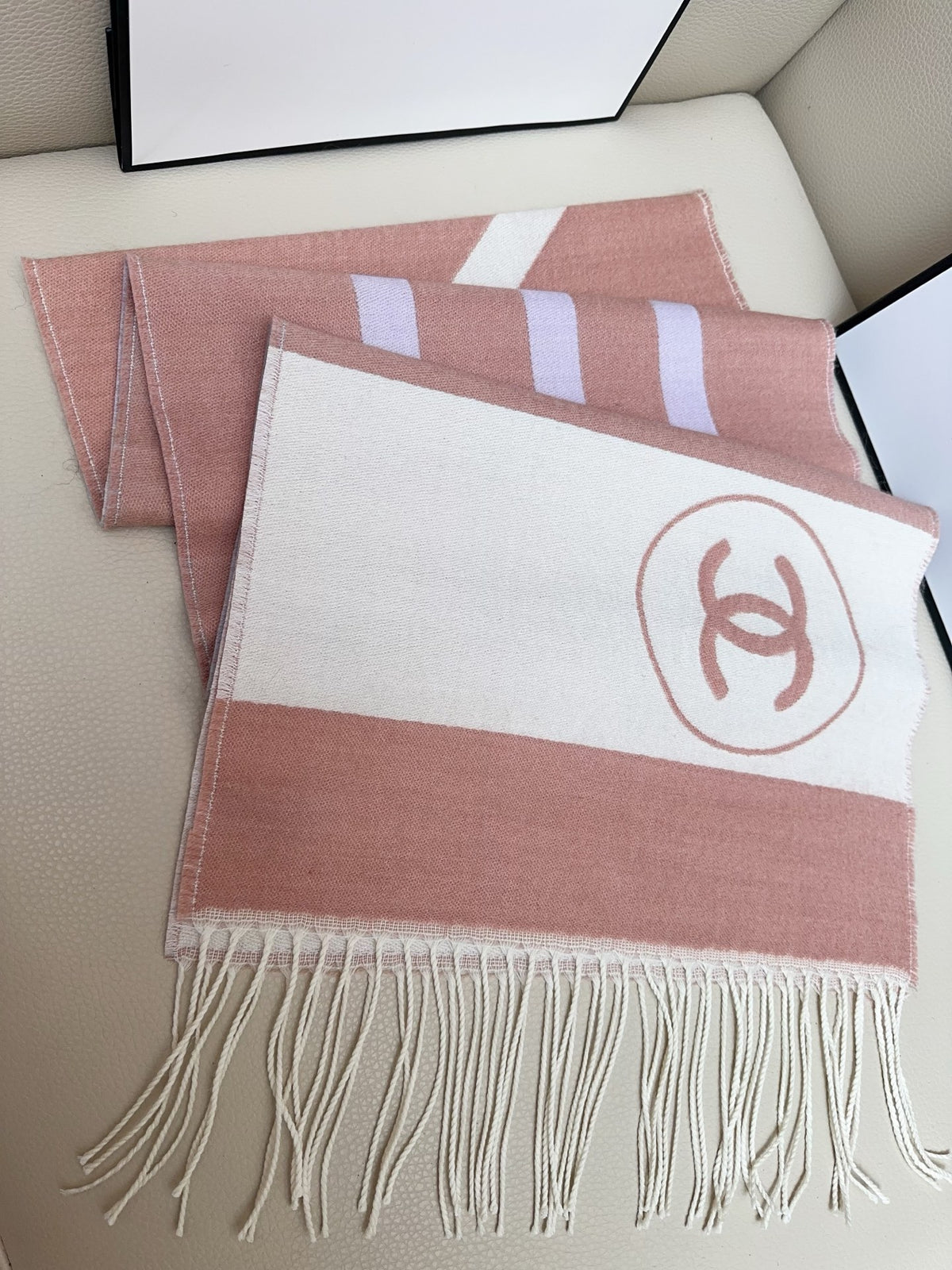 wool delicate Scarf for women - alternate angle view 3