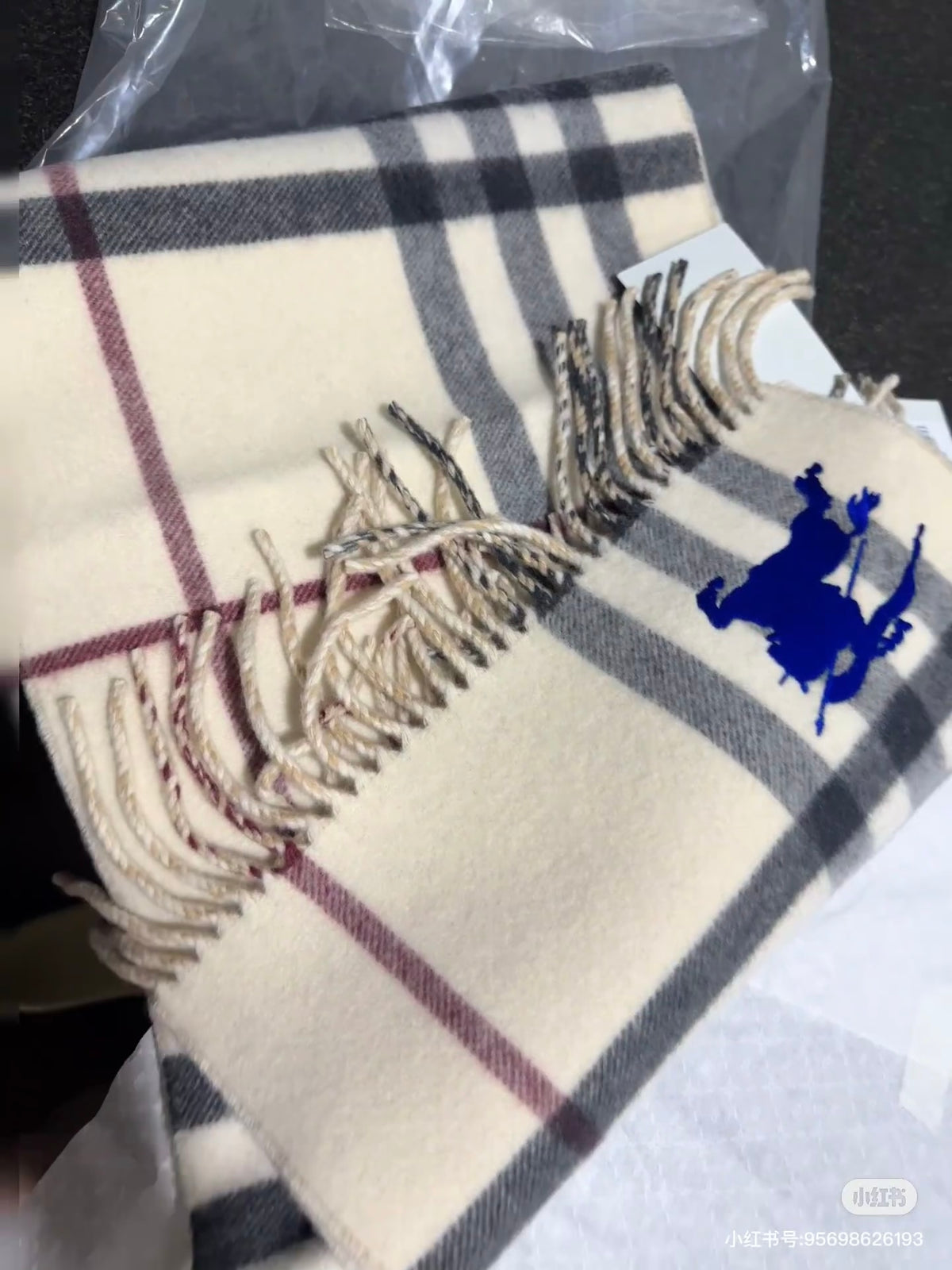multicolor velvet luxury Scarf for women - alternate angle view 2