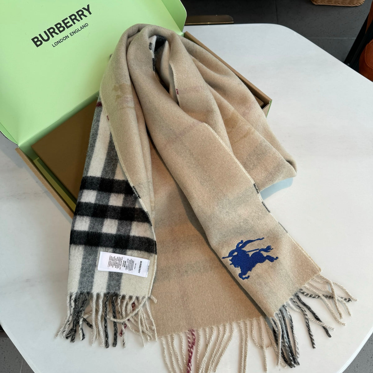 multicolor velvet luxury Scarf for women - alternate angle view 8