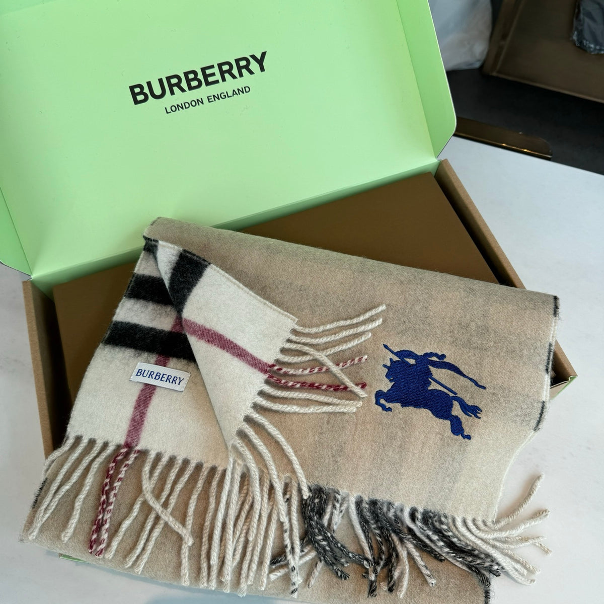 multicolor velvet luxury Scarf for women - alternate angle view 3