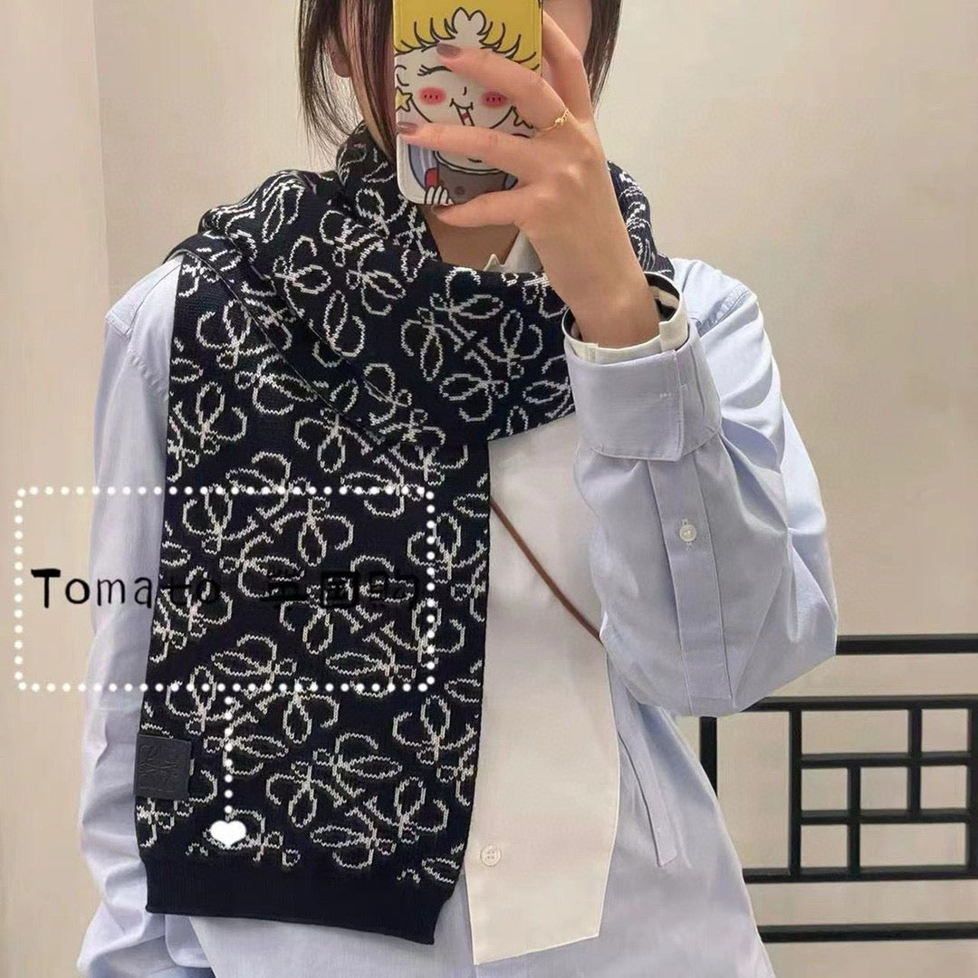 velvet floral Scarf for men - alternate angle view 5
