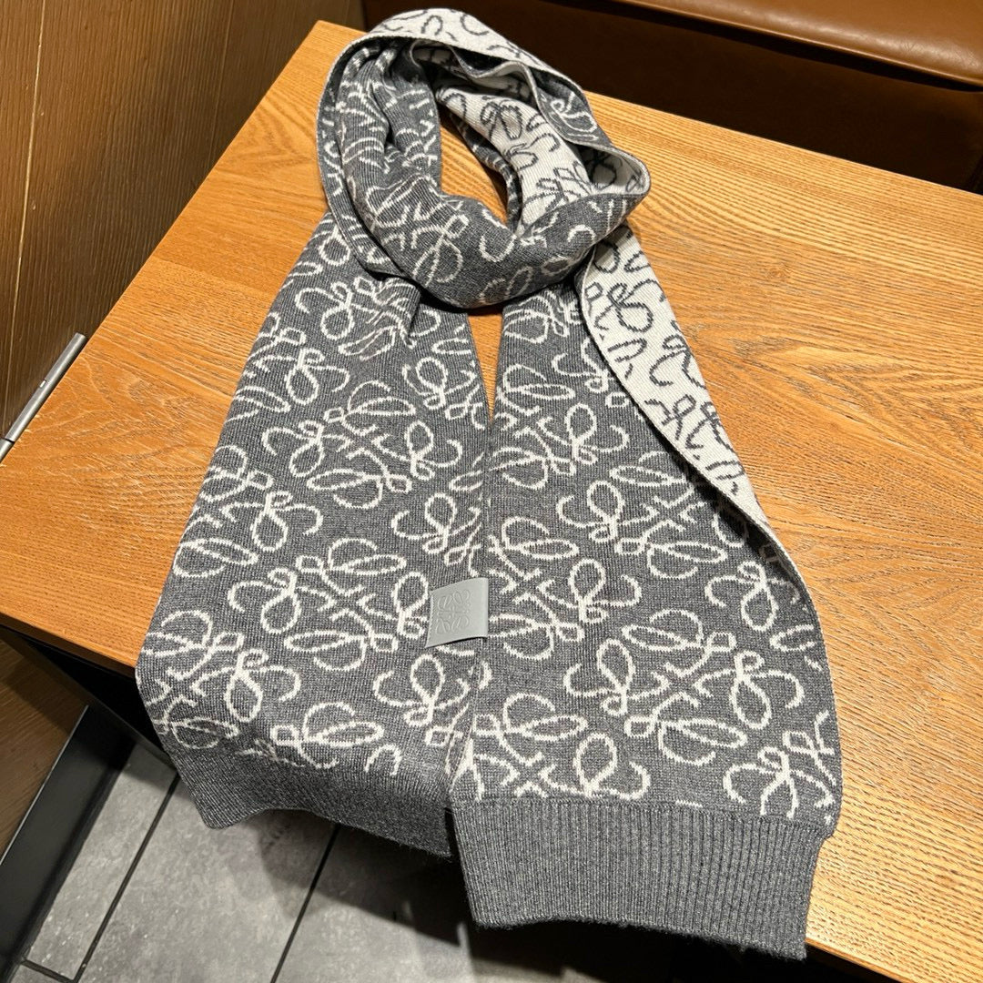 velvet floral Scarf for men - alternate angle view 8