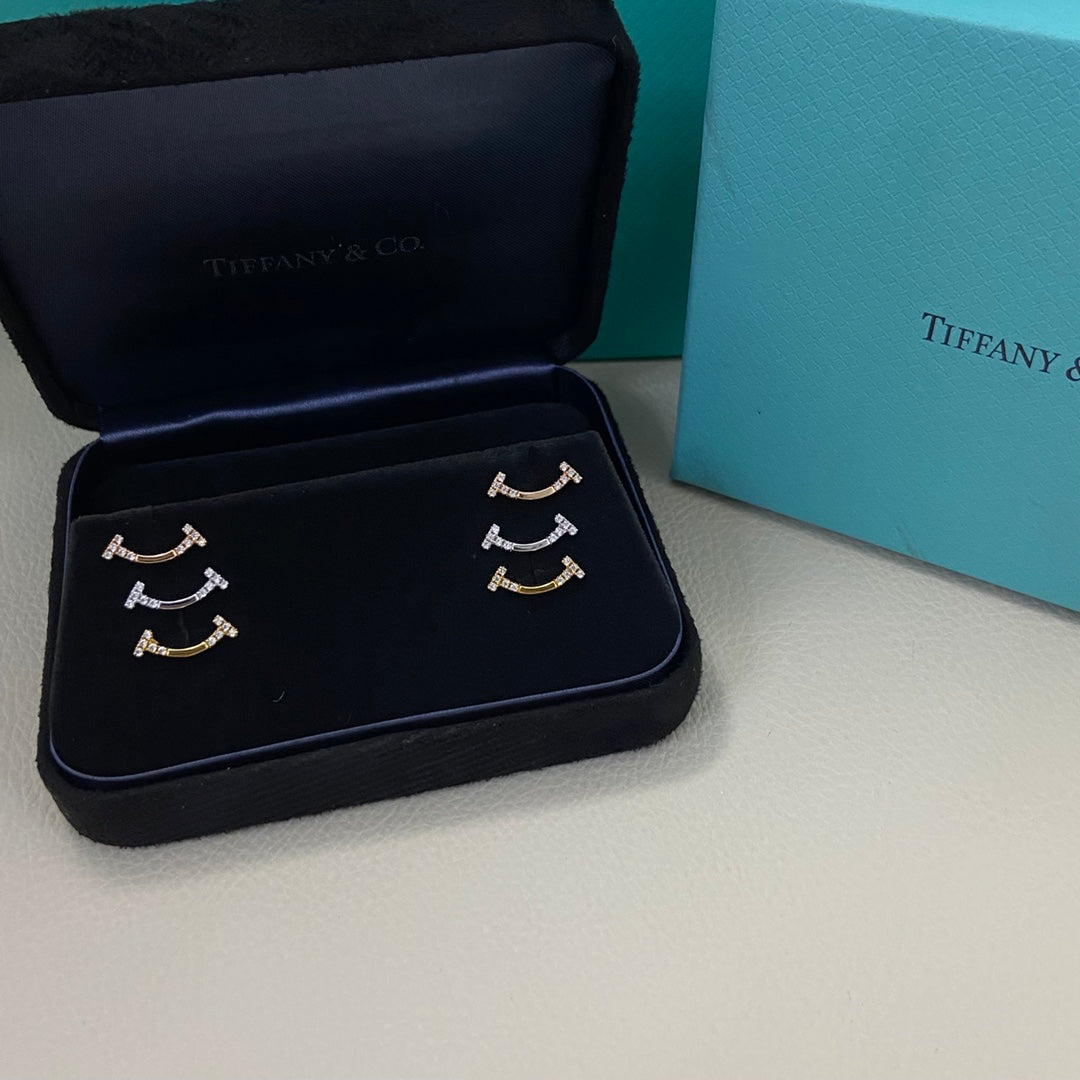 crystal Stud Earrings for women - alternate angle view 5