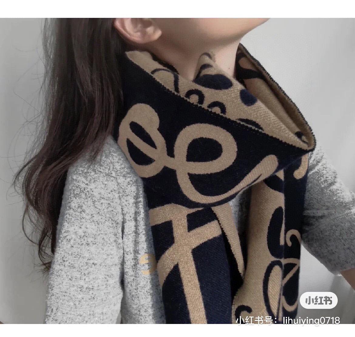 luxury Scarf for women - alternate angle view 2