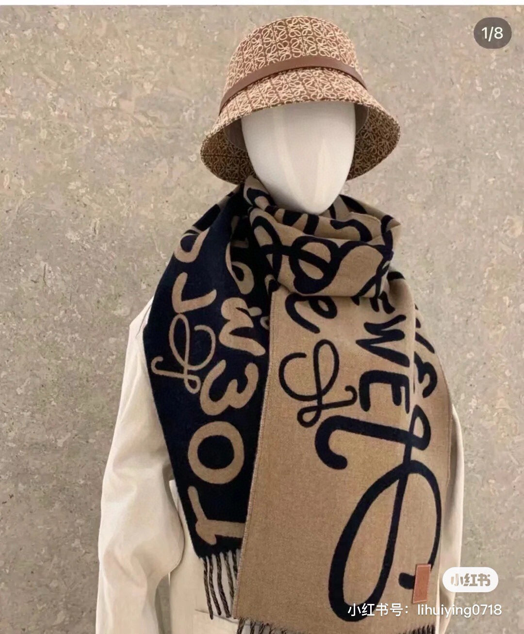 luxury Scarf for women - alternate angle view 3