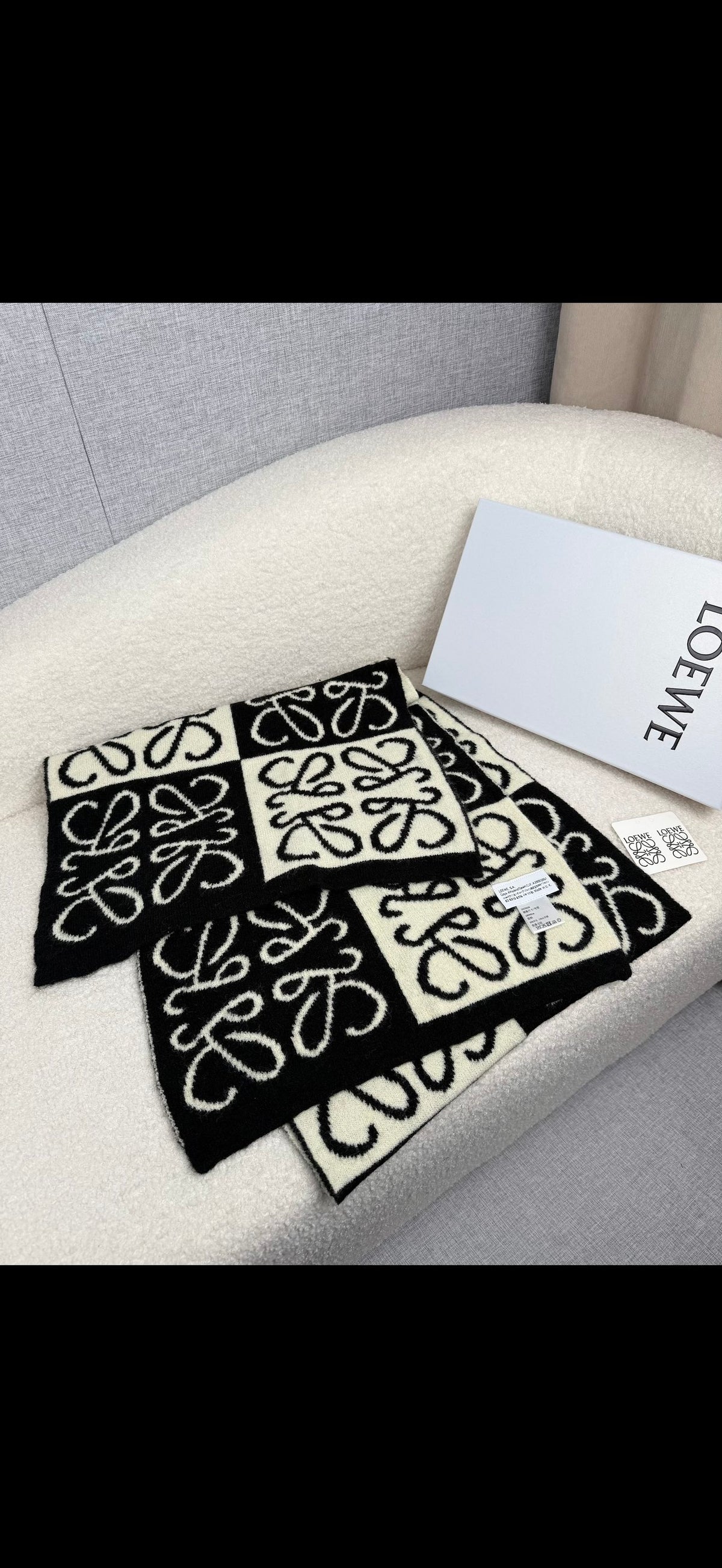 velvet floral Scarf for women - alternate angle view 4