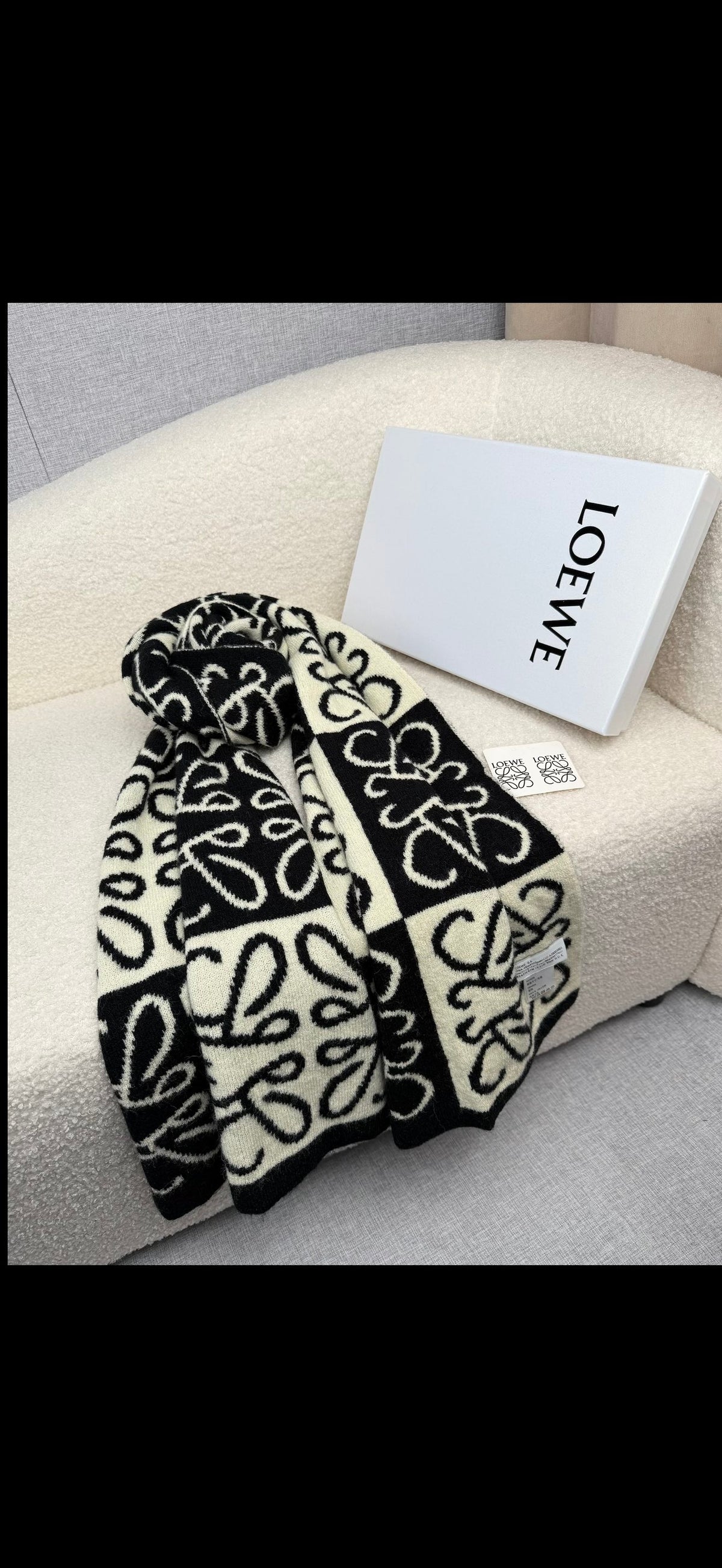 velvet floral Scarf for women - alternate angle view 8