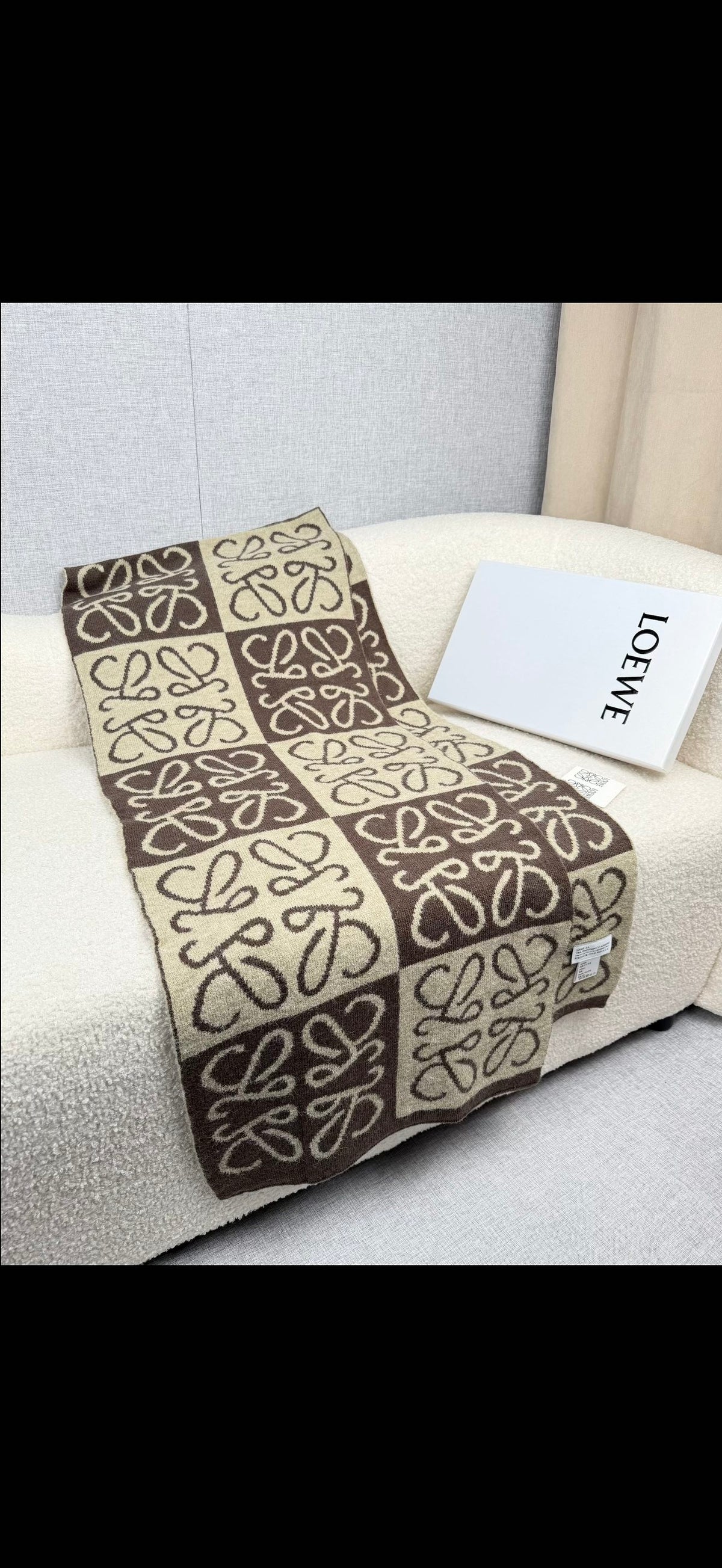 velvet floral Scarf for women - alternate angle view 5