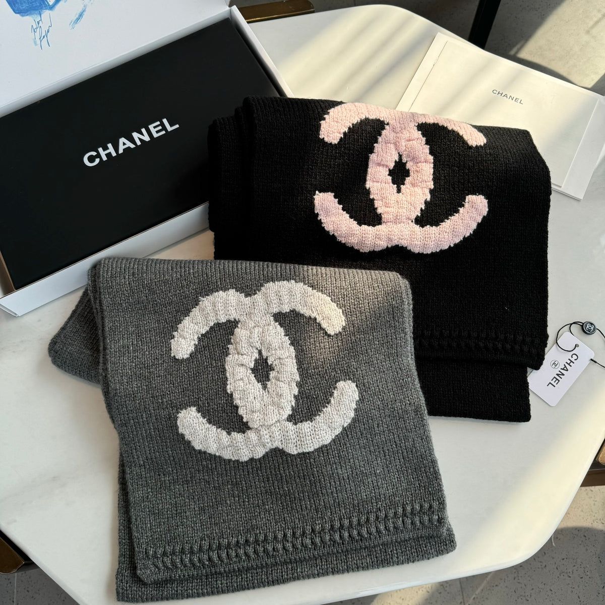 velvet elegant Scarf for women - alternate angle view 3