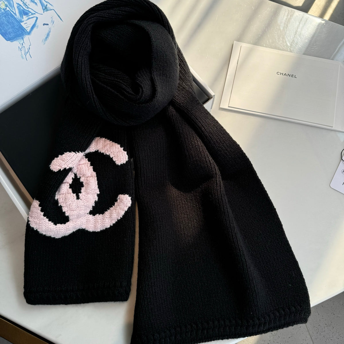 velvet elegant Scarf for women - alternate angle view 8
