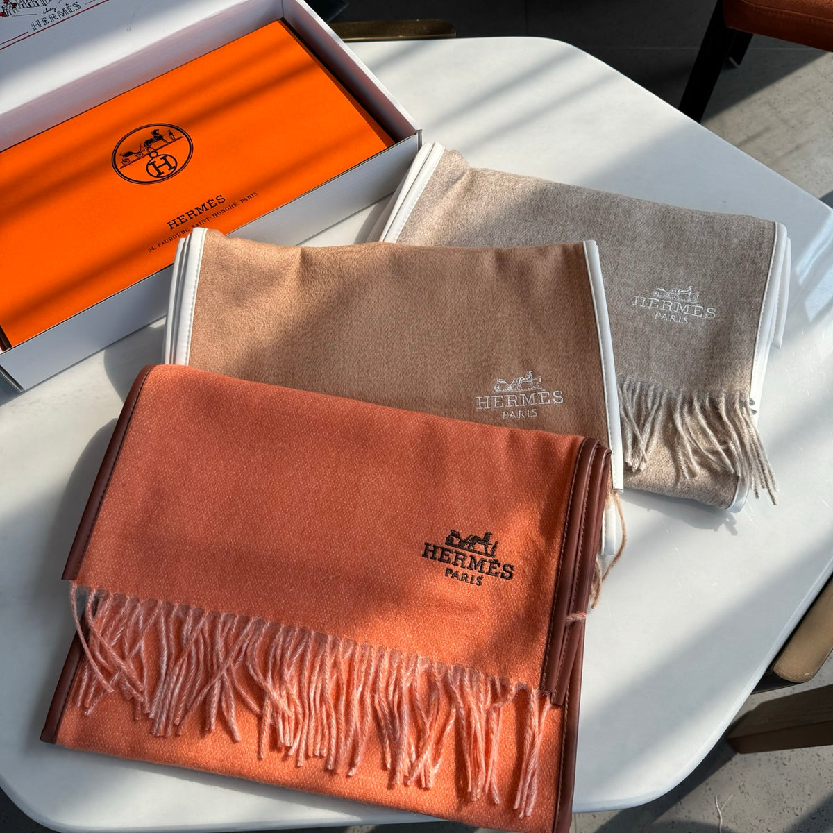 genuine leather versatile Scarf for men - product detail view