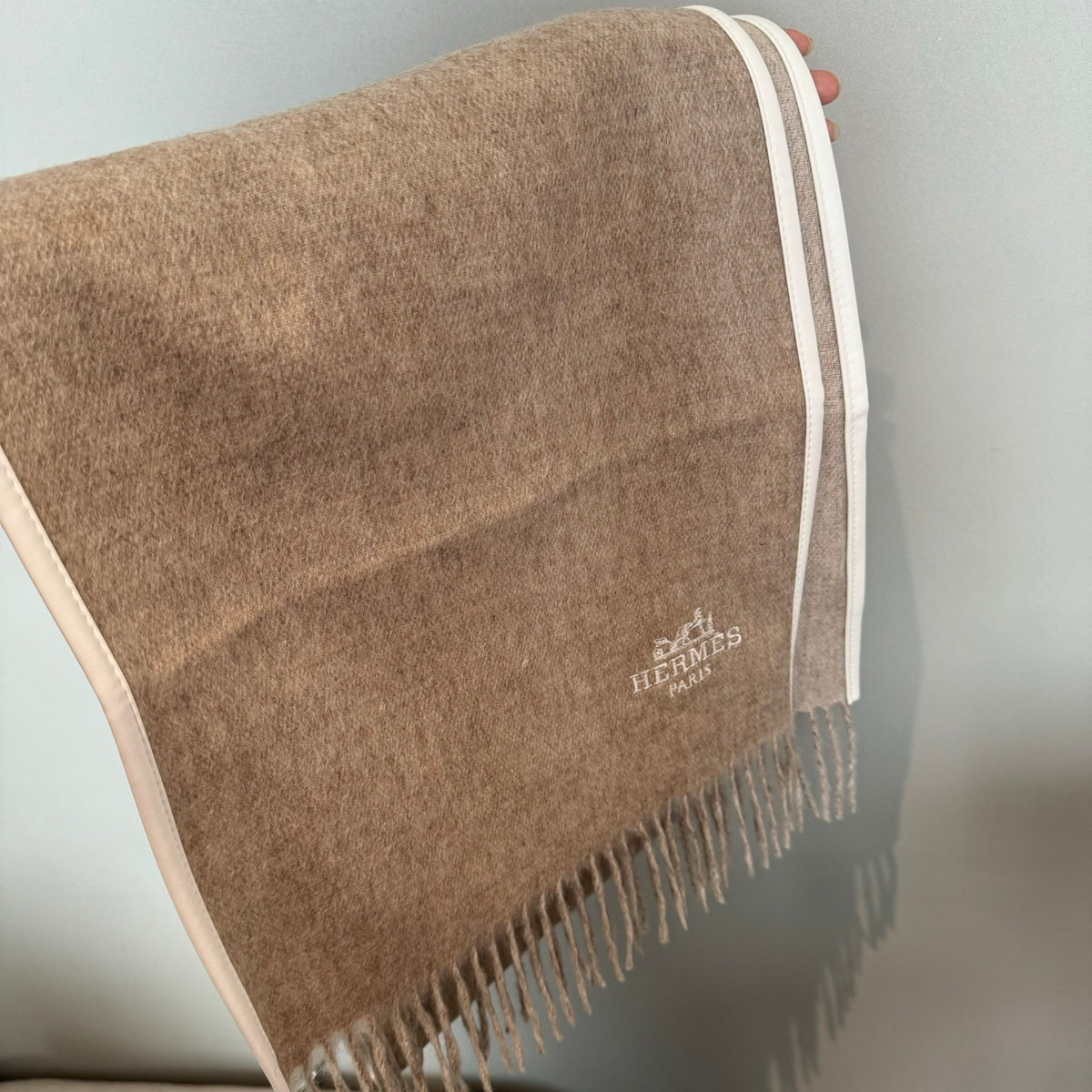 genuine leather versatile Scarf for men - alternate angle view 6
