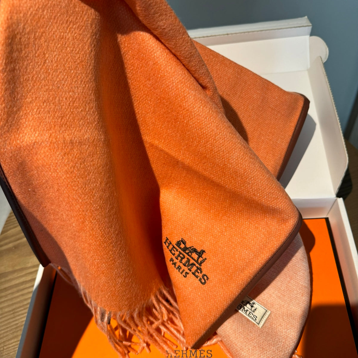 genuine leather versatile Scarf for men - alternate angle view 8
