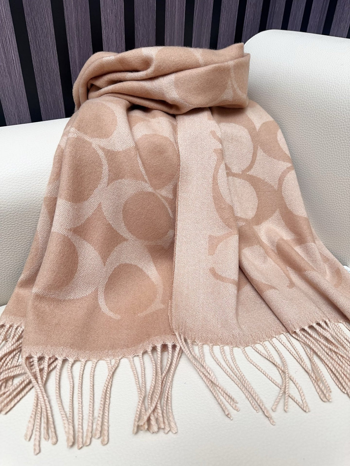 tricolor velvet Shawl for women - alternate angle view 7