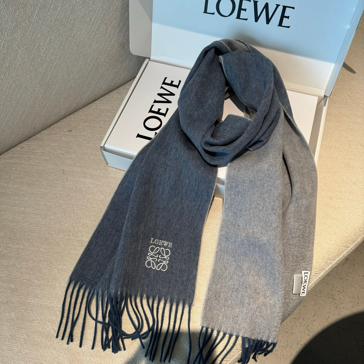 elegant Scarf for unisex couple - alternate angle view 5
