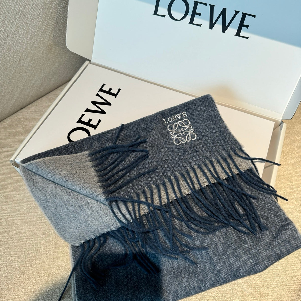 elegant Scarf for unisex couple - alternate angle view 2