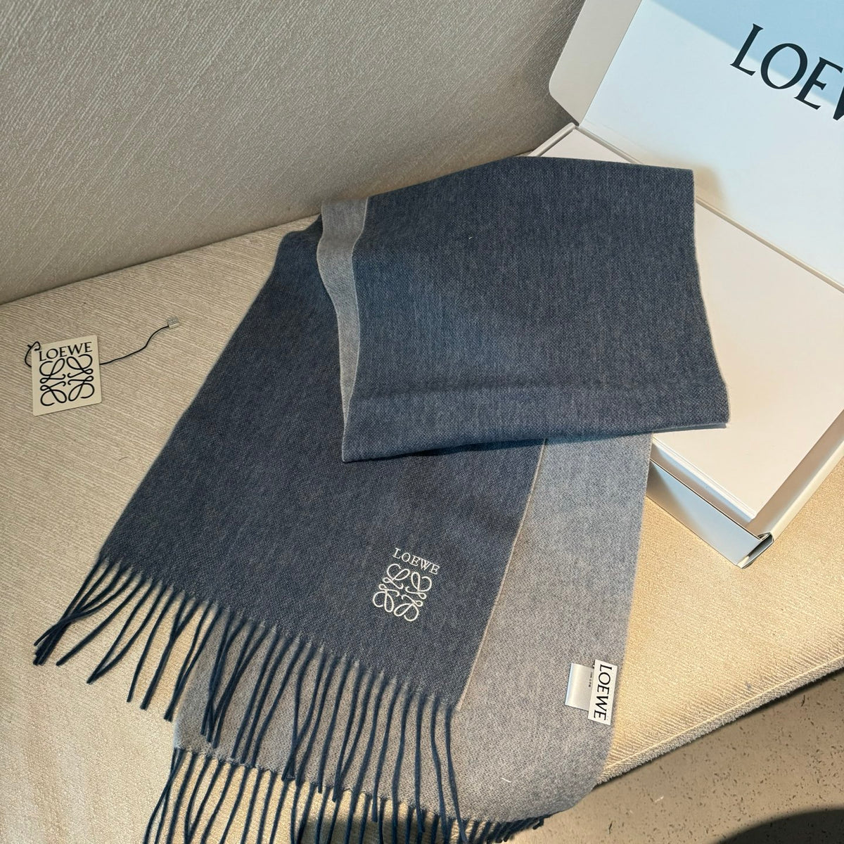 elegant Scarf for unisex couple - alternate angle view 4