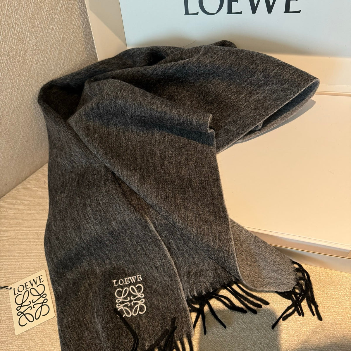 elegant Scarf for unisex couple - alternate angle view 7