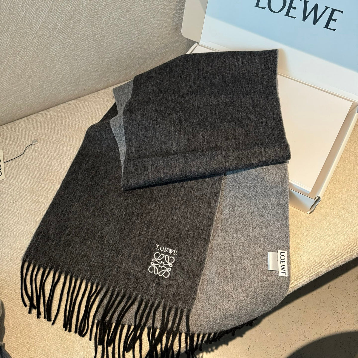 elegant Scarf for unisex couple - alternate angle view 5