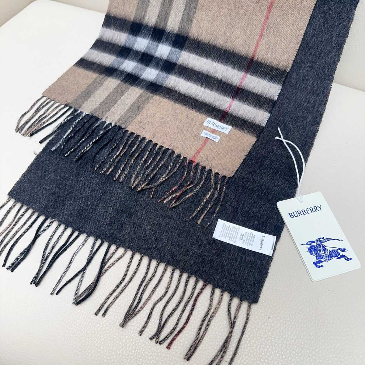 blue velvet elegant Scarf for men - alternate angle view 6