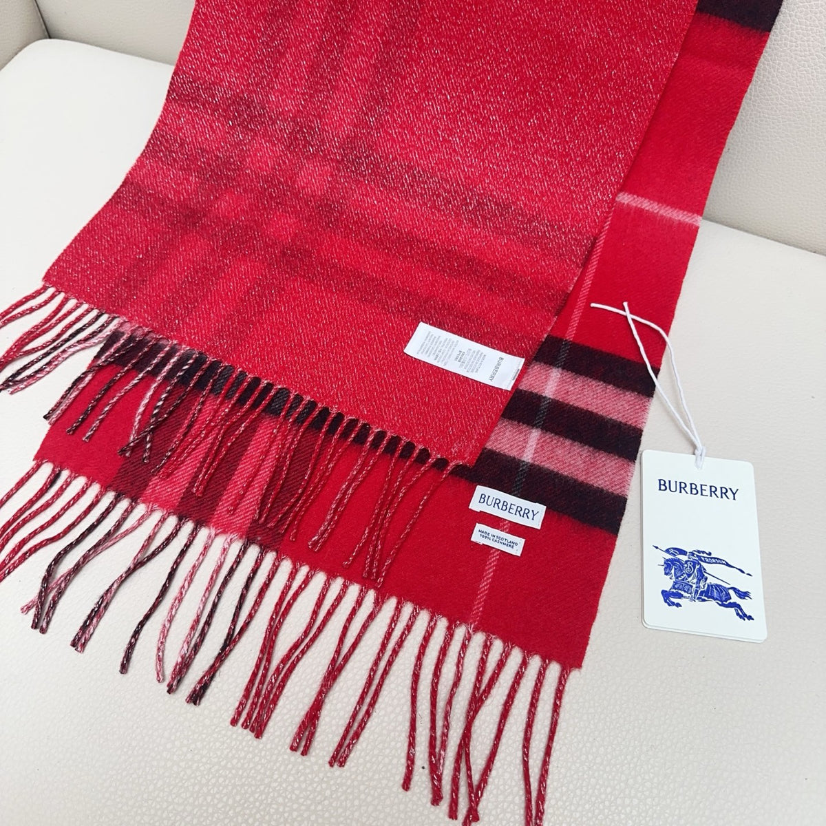 blue velvet elegant Scarf for men - alternate angle view 6