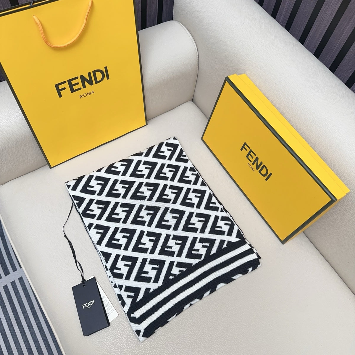 wool elegant Scarf for women - product detail view